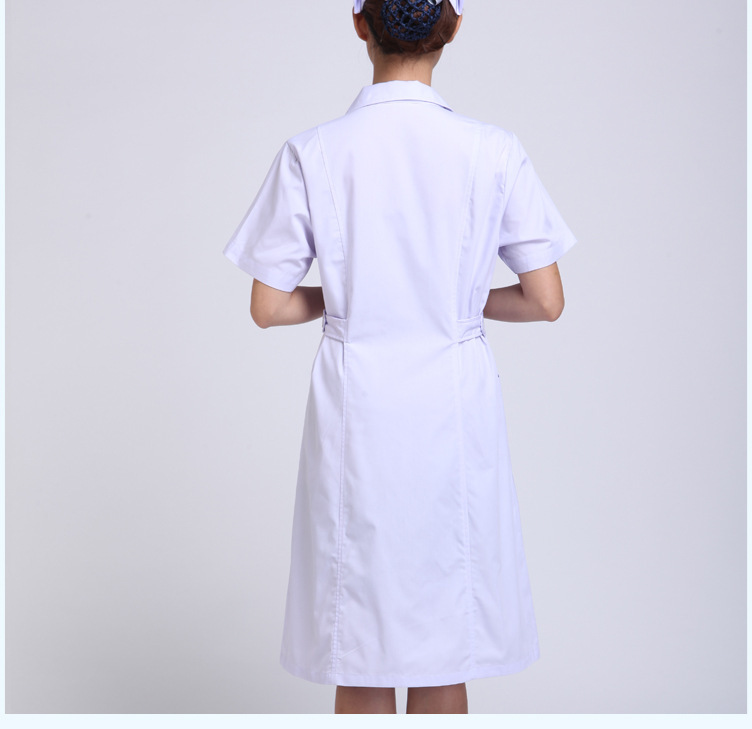 护士服夏装白色葫芦领\工作服 厂家